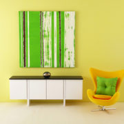 Bright Green Mini Abstract Painting